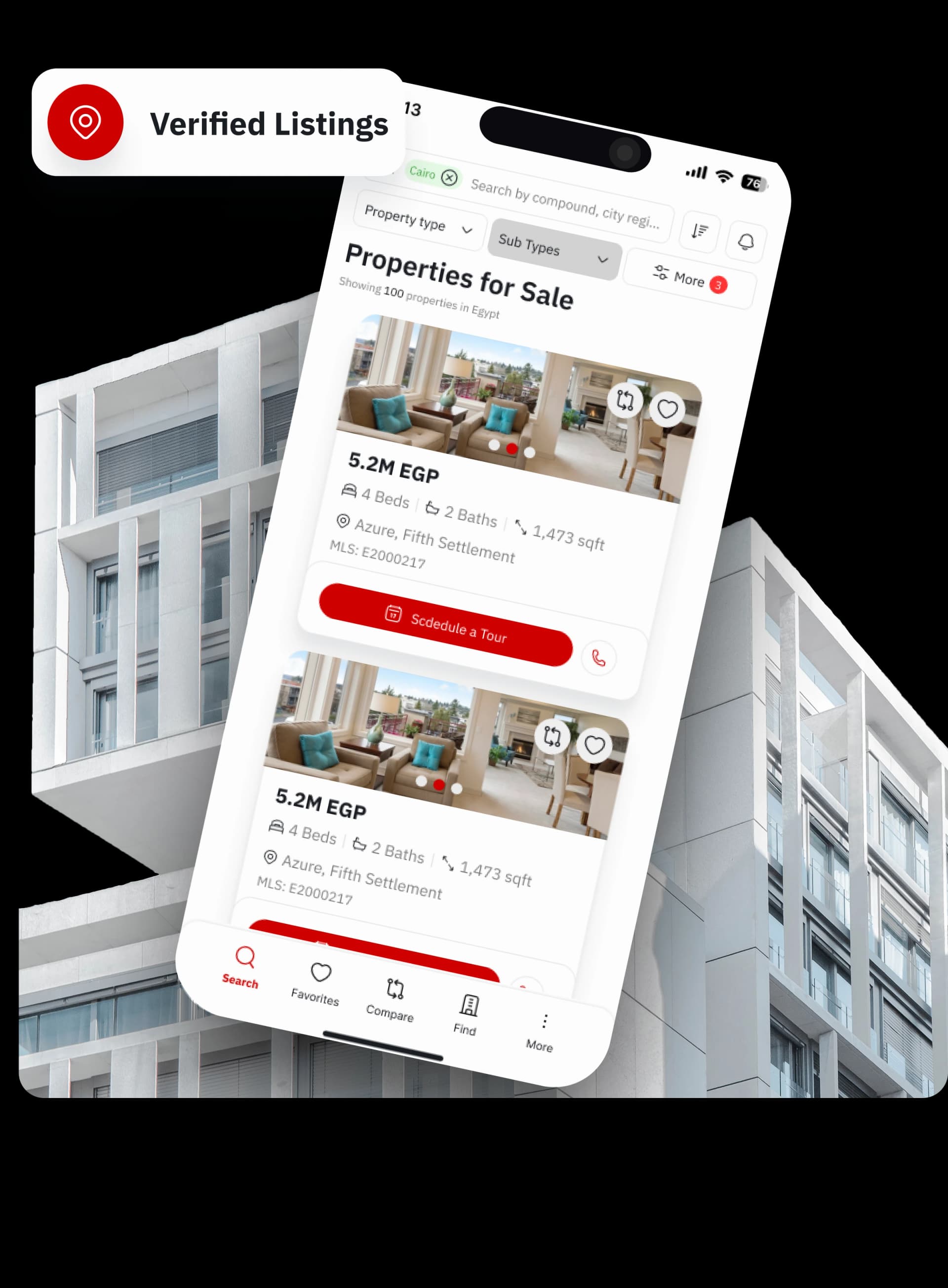 Egypt's real estate, in your pocket