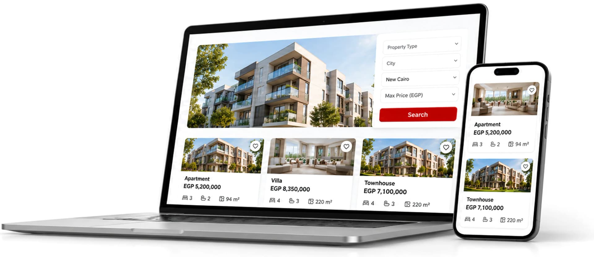 Your own real estate website.